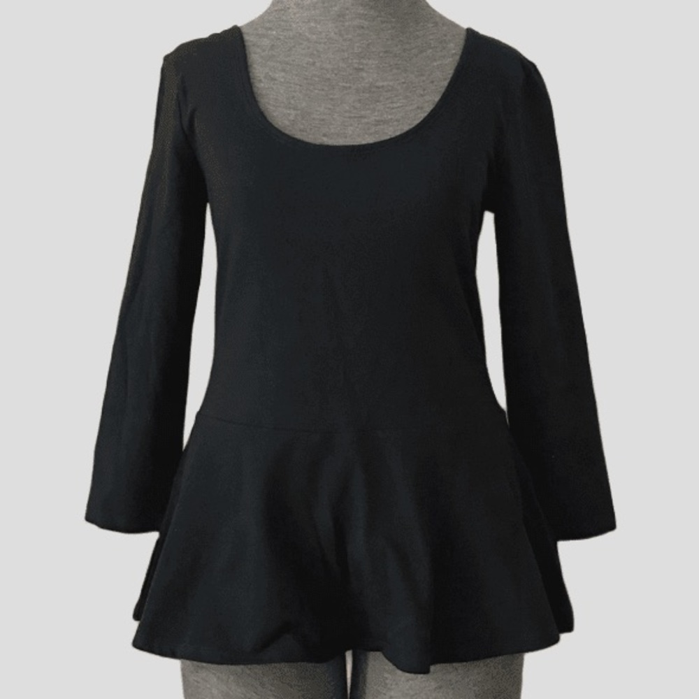 Express Black Knit Top Sz L